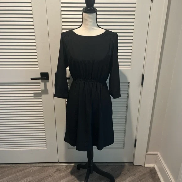 GAP | Dresses | Gap Black Long Sleeve Dress | Poshmark